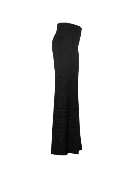Pantaloni Weekend Max Mara în carouri negru