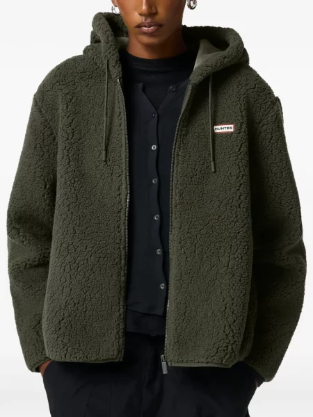 Hanorac cu glugă Hunter din fleece verde