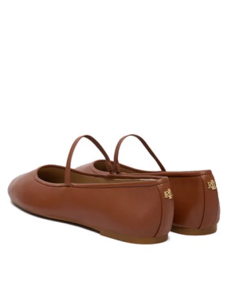 LAUREN RALPH LAUREN Baleríny hnedá