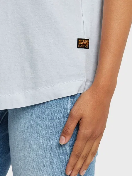 Футболка G-star Raw блакитна