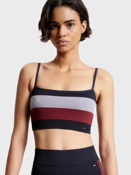 Смугастий безшовний топ Tommy Hilfiger