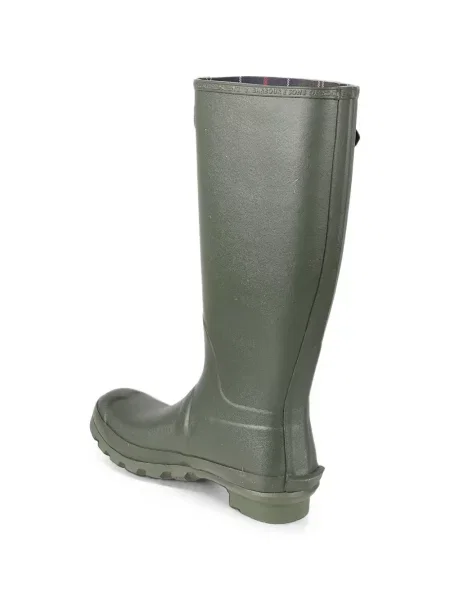 Botine Barbour cu cataramă verde
