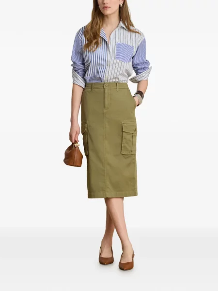 Ριγέ πουκάμισο Lauren Ralph Lauren μπλε