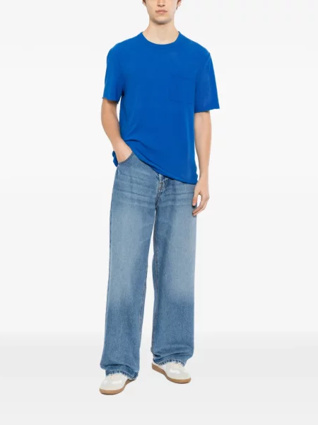 Tricou James Perse din jerseu albastru