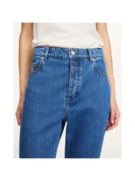 Jeansy By Malene Birger niebieskie