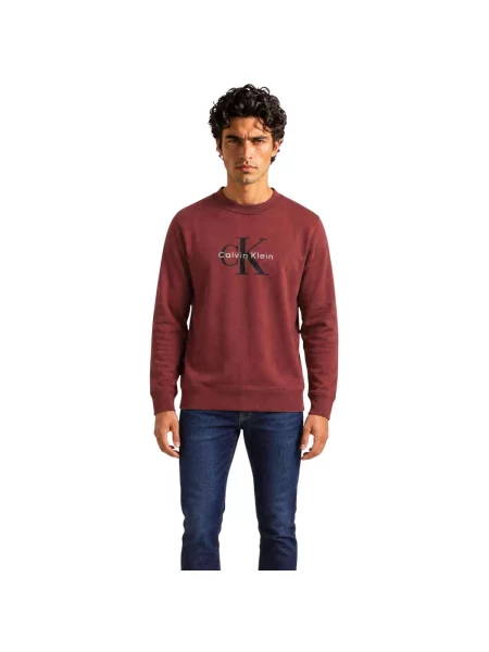 Pulover Calvin Klein Jeans maro