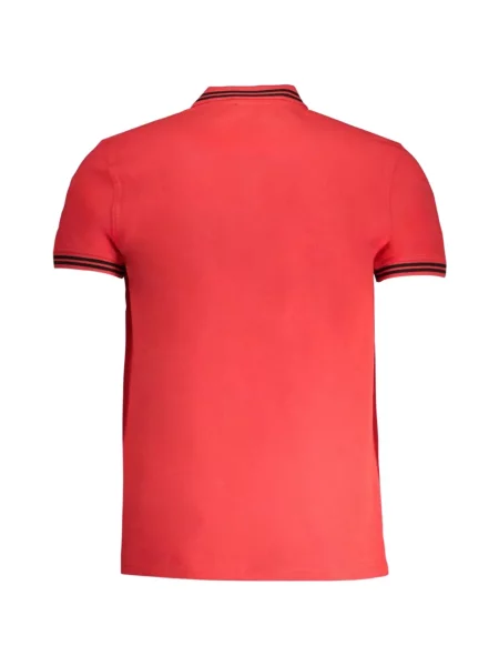 Tricou polo Cavalli Class cu broderie roșu