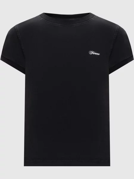 Футболка з вишивкою Vetements чорна
