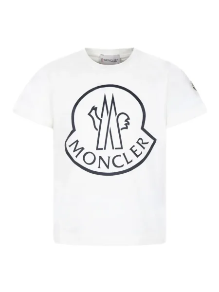 Koszulka dziecięca Moncler Enfant biała