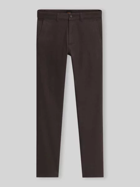 Chinosy o kroju slim fit z mieszanka bawełny model Chino Slim 2' Boss Orange