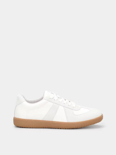 Braska Кросівки Білий/сірий Шкіра/замша білі