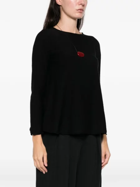 Długi top Daniela Gregis wełniany czarny