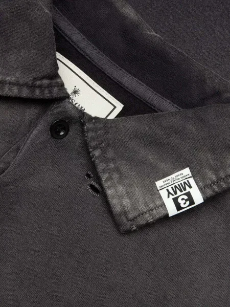 Tricou polo Maison Mihara Yasuhiro negru