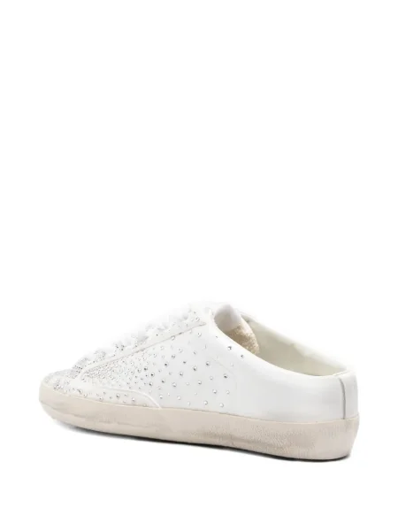 Маратонки Golden Goose May с кристали бяло