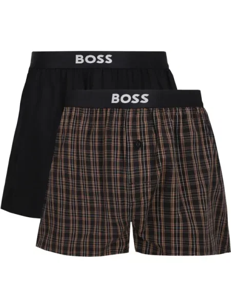 BOSS BLACK 2 db-os boxeralsó szett fekete