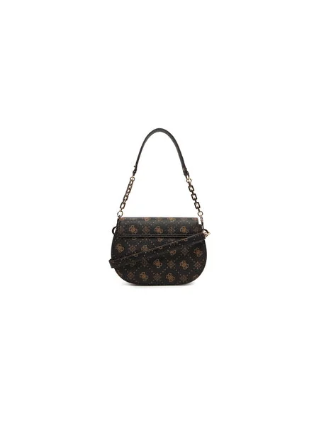 Táska Guess Emelie Logo barna