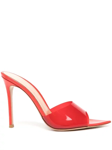 Sandale Gianvito Rossi transparente roșu