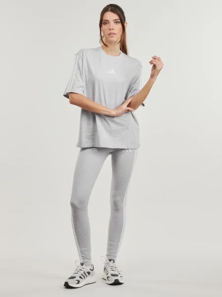 Csíkos ruha Adidas szürke