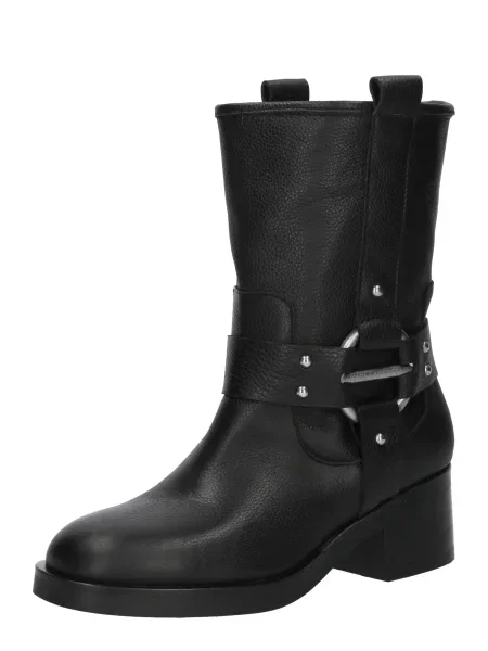 Škornji Karl Lagerfeld črna