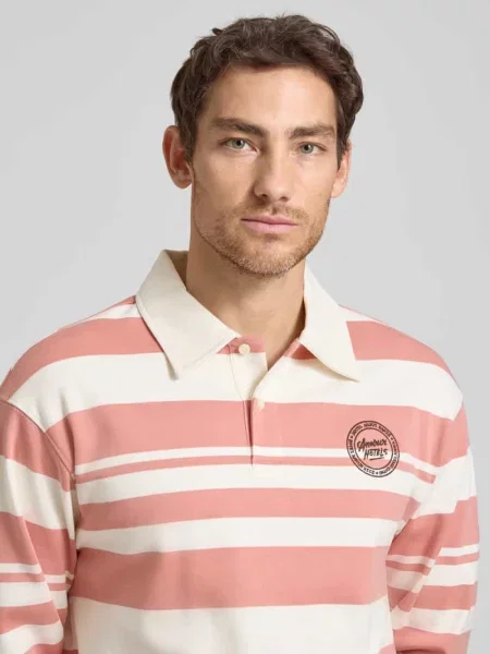 Koszulka polo o kroju relaxed fit z czystej bawełny ekologicznej model JACK' Selected Homme