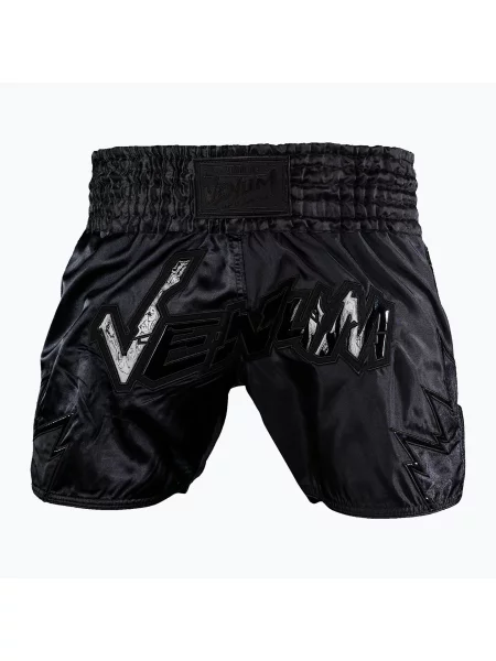 Tréninkové šortky Venum Inferno Muay Thai black/grey černé