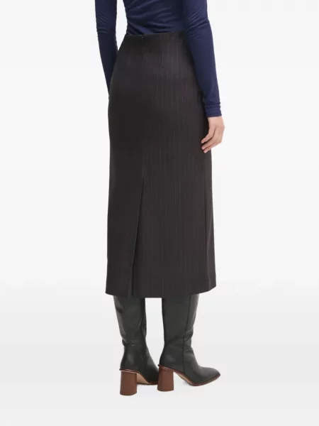 Fustă midi Benetton negru