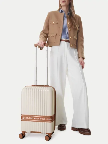 Чемодан Beverly Hills Polo Club бежевый