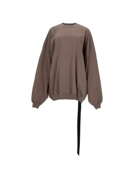 Lung pulover Rick Owens Drkshdw cu bretele maro