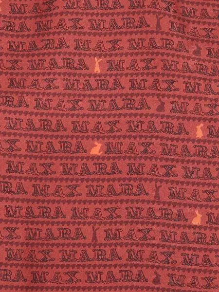 Salopetă Max Mara cu imagine lungă roșu