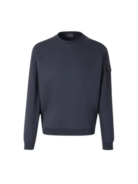 Bluza nierozpinana Herno niebieska