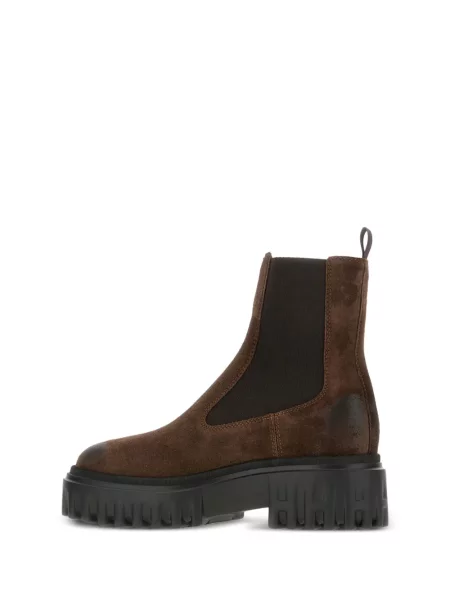 Botine Hogan din piele maro