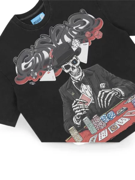 Tricou Godspeed cu imagine negru