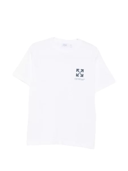 Tricou Off-white cu imagine alb