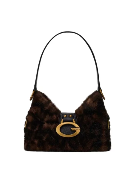 GUESS Geantă de umăr Camden' maro