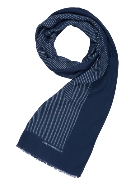 ARMANI Šal Emporio Armani Schal mornarsko plava