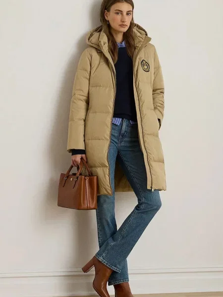 LAUREN RALPH LAUREN Зимно палто бежов