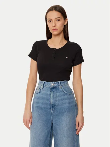 Tommy Jeans T-Shirt czarny