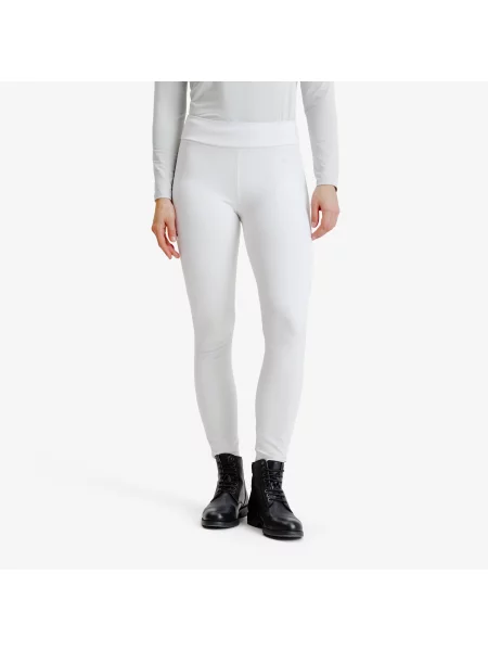 Second Life Legginsy jeździeckie na zawody Fouganza fullgrip białe
