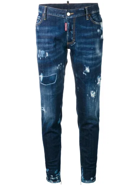 Blugi skinny Dsquared2 skinny fit albastru