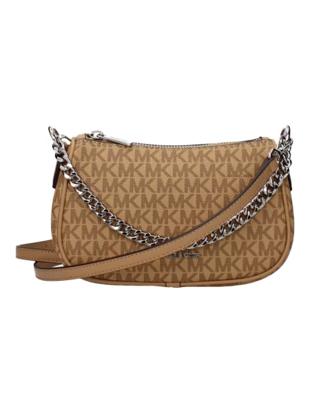 Torebka crossbody Michael Kors z logo brązowa