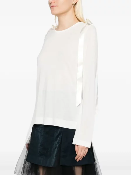 Tricou Simone Rocha din lyocell alb