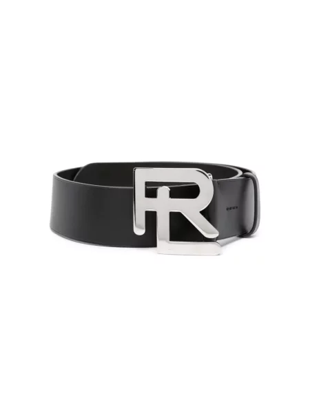 Pasek Ralph Lauren z logo czarny