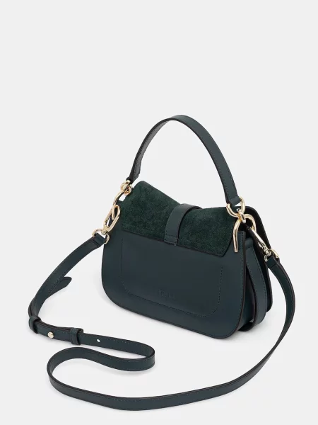 Furla Táska Flow Mini Top Handle CN Sötétzöld zöld