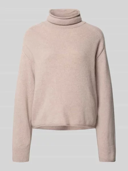 Golf o kroju relaxed fit z mieszanki wełny Marc O'polo beżowy