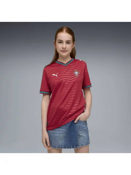 PUMA Młodzieżowa koszulka domowa reprezentacji Portugalii Akcesoria czerwony