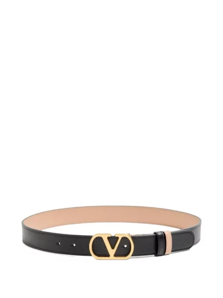 Curea Valentino Garavani din piele negru