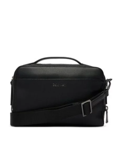 Calvin Klein Torbica za okrog pasu Emblem Hw Camera Bag črna