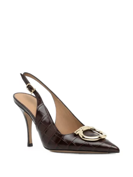 Pantofi cu toc Ferragamo maro