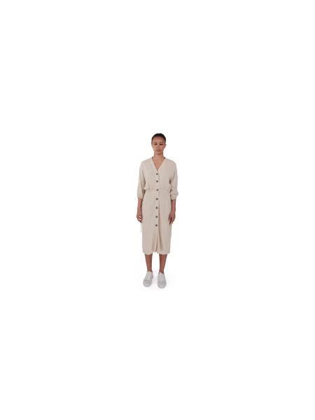 Makia Kielo Dress W Kobiety Sukienka Makia Jasnobrązowy Size: S
