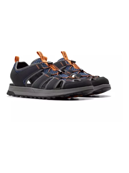 Sandały Clarks niebieskie